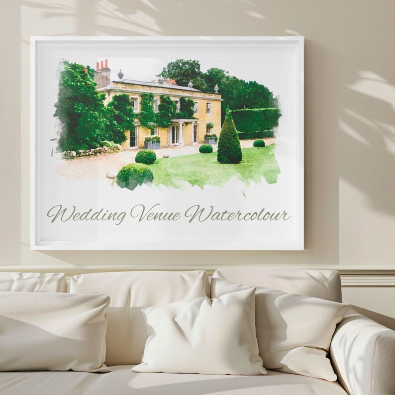 wedding venue watercolor