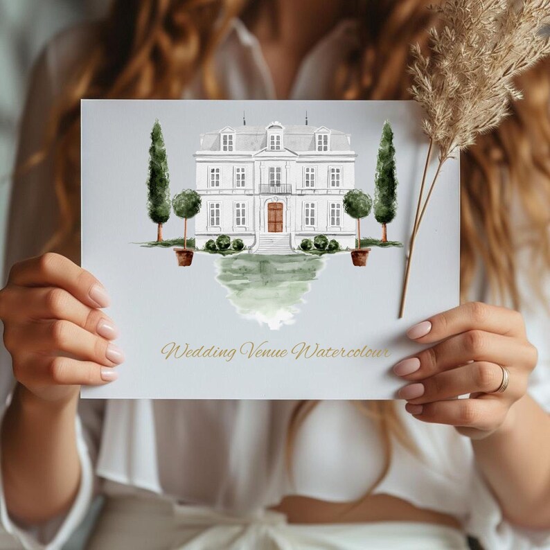 wedding venue watercolor