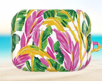 Estuche rígido Naples para AirPods / Estuche vibrante y tropical para AirPods / Estuche personalizado para AirPods / Modelos de AirPods 1, 2, 3, Pro 1, Pro 2
