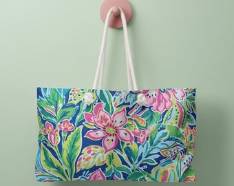 Borsa tote Fernandina Beach Weekender / Perfetta per la tua prossima avventura / Borsa da spiaggia / Borsa da lavoro / Borsa da lago / Borsa da viaggio / Borsa da barca / Borsa da piscina
