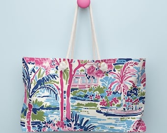 Amelia Weekender Tote Bag | Perfect for Your Next Adventure | Beach bag | Work bag | Luggage | Travel | Boat Bag | Pool bag | Vacation Bag