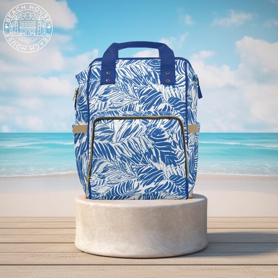 Hampton Baby Bag Fashionable and Durable Baby Bag Baby Backpack Tropical Diaper Bag Baby Tote Diaper Backpack Preppy Diaper Bag Etsy