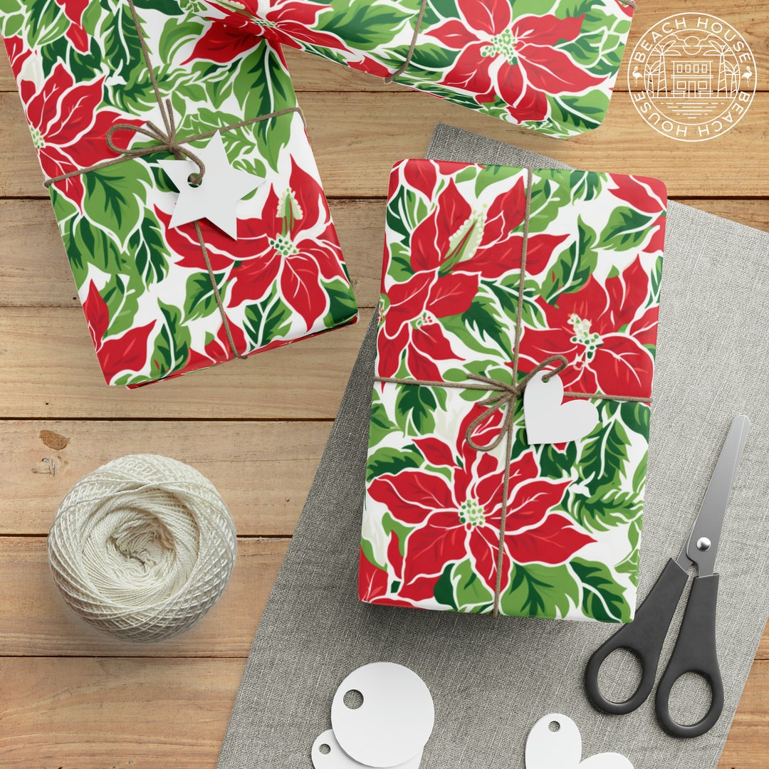 Cozumel Wrapping Paper: Tropical Gift Wrap, Preppy Wrapping Paper ...