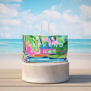 Delray Weekender Tragetasche | Perfekt für dein nächstes Abenteuer | Strandtasche | See Tasche | Gepäck | Reise | Pooltasche | Boot Tasche | Urlaubstasche