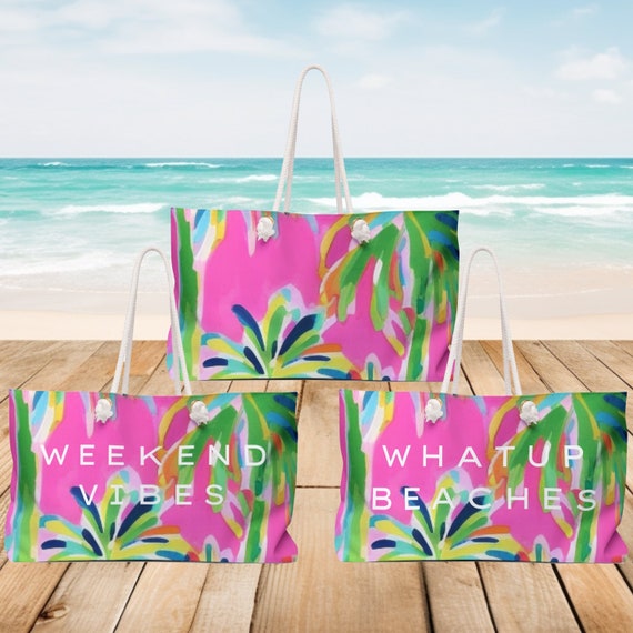 Boca Weekender Tote Bag Perfect for Your Next Adventure Beach Bag