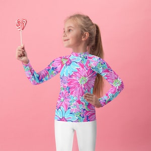 Bimini Family Rash Guard Shirt, Tropical Swim Shirt, Matching Sun Shirt, Kids Rash Guard, Womens rash guard, UPF50+ Sun Protection