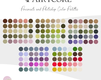 Fairycore Procreate & Photoshop Color Palette Bundle | Procreate Swatches + Adobe .ase Files | iPad Art | iPad Procreate | Digital Download
