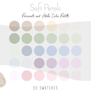 Spring Florals Procreate & Photoshop Color Palette Bundle | Procreate ...