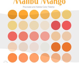 Art Nouveau Moody Procreate & Adobe Color Palette | Procreate Swatches ...