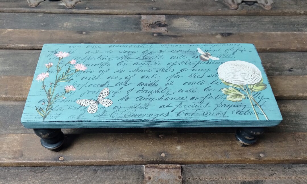 Small Farmhouse Riser: Rustic Elegance for Cottage Décor and - Etsy
