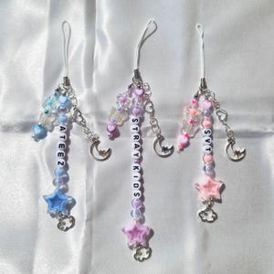 Custom K-pop Keychain | Personalized Phone Charm | Lightstick Accessory