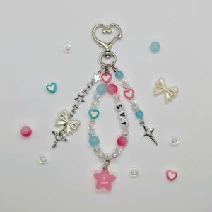 Seventeen Keychain | SVT Phone Charm | K-pop Keychain, SVT Accessory, Phone Charm, K-pop Gift