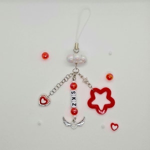 Stray Kids Keychain | SKZ Cloud Charm | K-pop Keychain, SKZ Accessory, K-pop Lightstick Charm