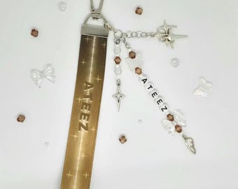 Ateez Lanyard & Keychain | Wrist Strap | Lightstick Accessory