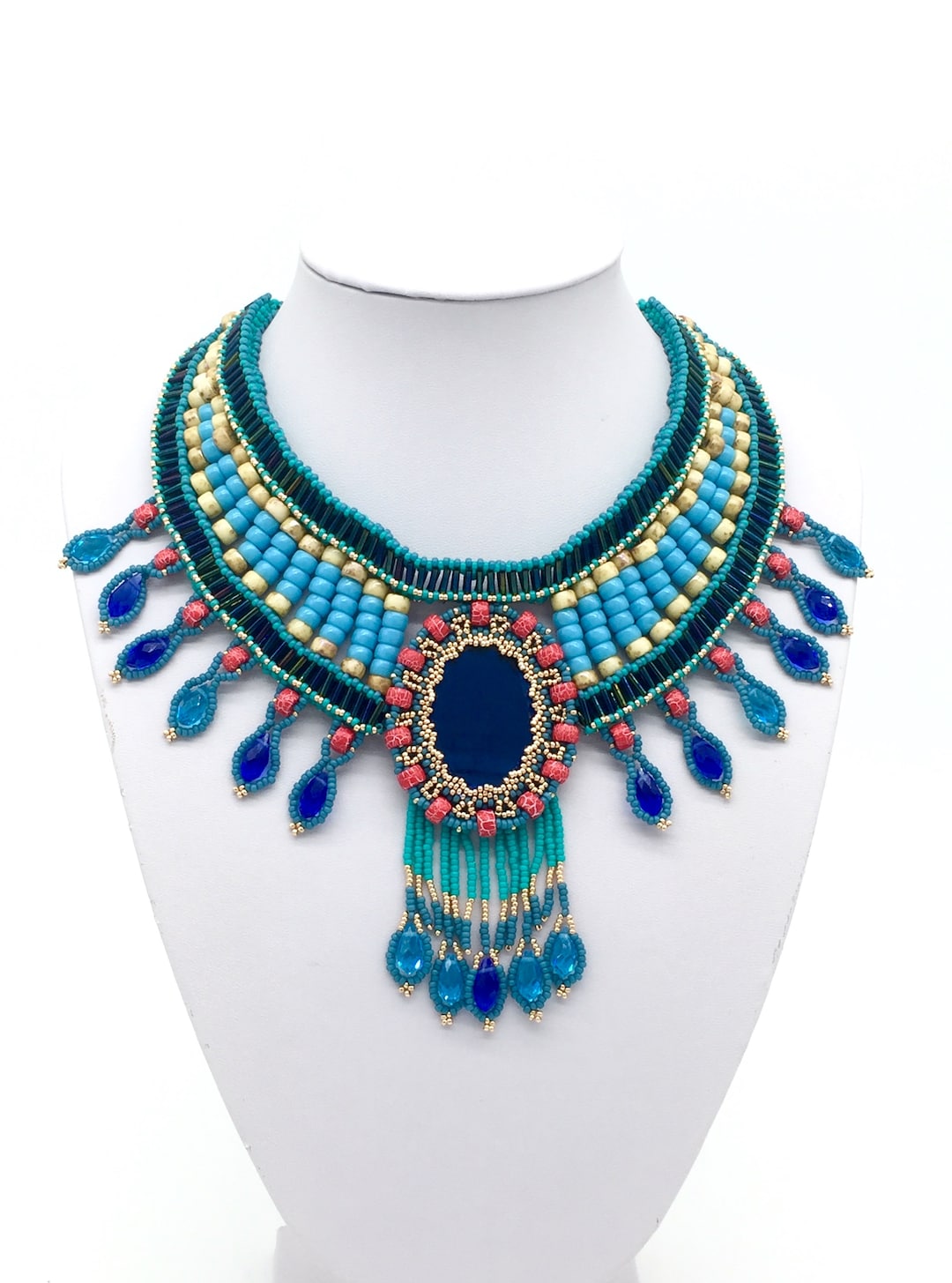 Egyptian Queen Collar Necklace PDF Tutorial Etsy