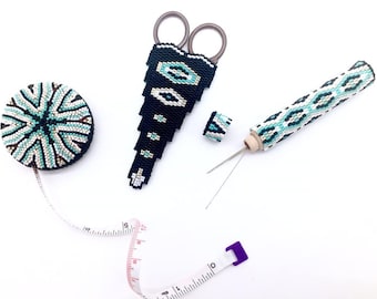 Seed Beaded Sewing Set PDF Tutorial
