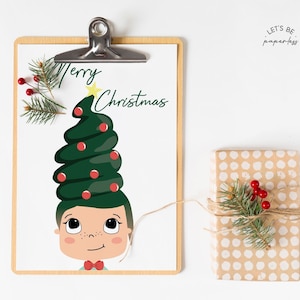 Cartolina di Natale digitale Download, Divertente cartolina di Natale, Cartolina di buon Natale, Cartolina di Natale stampabile, Download istantaneo