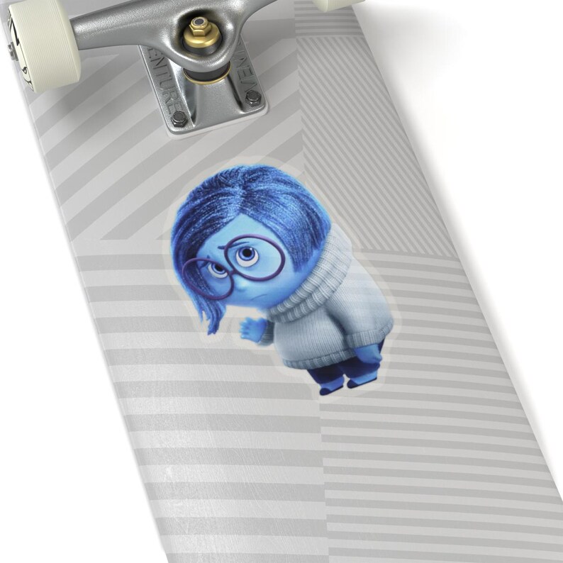 Sadness Character Inside Out Sticker for Teachers, Kisscut Stickers