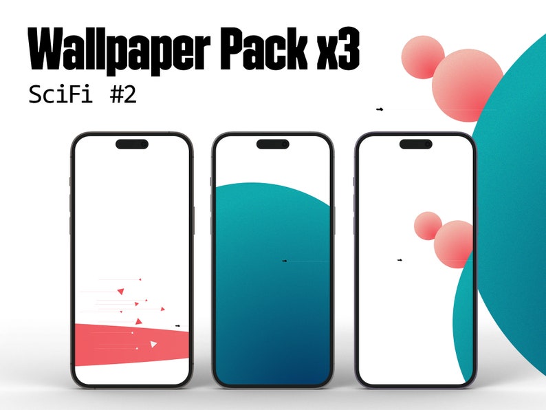 3 Minimalist Wallpapers iPhone Wallpaper Simple Phone - Etsy