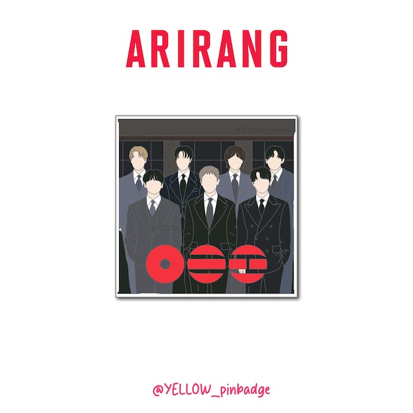 Pre-Order BTS Arirang Album Enamel Pin | KPOP Enamel Pins