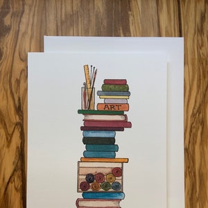 Amante de los libros artísticos, Tarjetas de felicitación, Tarjetas de arte, Tarjetas para todas las ocasiones, Club de lectura, Tema artístico