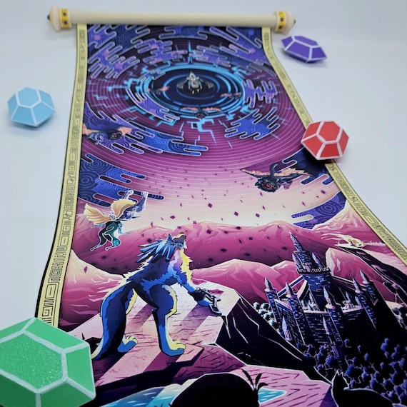 Twilight Princess Zelda Scroll Poster Print
