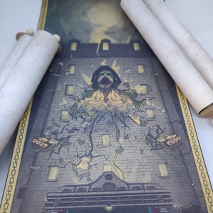 Attack on Titan anime scroll poster print