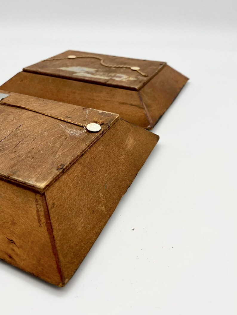 Vintage Diorama Shadow Box 3D Wood Livingroom and Fireplace Etsy