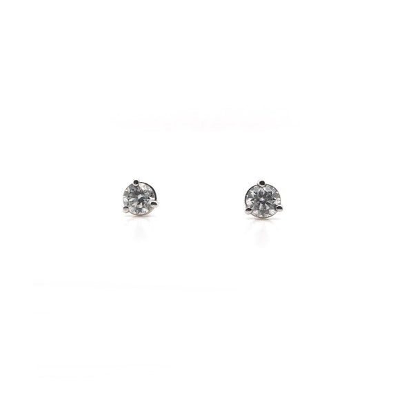 3/8 Carat DTW Diamond Stud Earrings - image 1