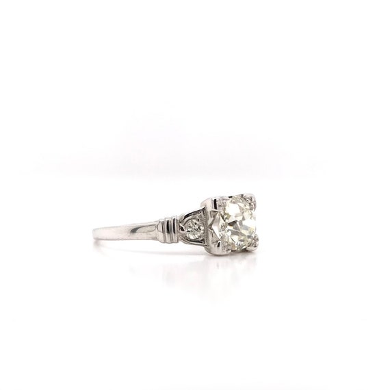 Art Deco 0.75 Carat Diamond Solitaire Style Ring - image 7