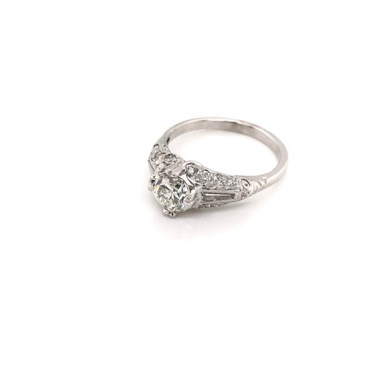 1.01 Carat Mid Century Diamond Ring - image 7
