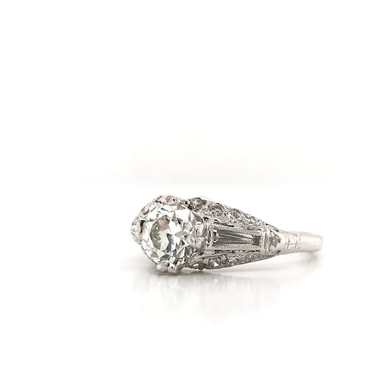 1.01 Carat Mid Century Diamond Ring - image 2