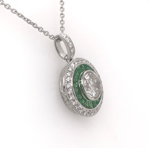 Vintage Inspired  Diamond Necklace - image 3