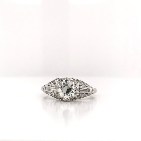 1.01 Carat Mid Century Diamond Ring - image 1