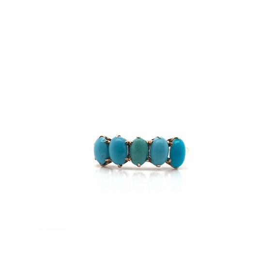 Antique Victorian Turquoise Ring - image 1