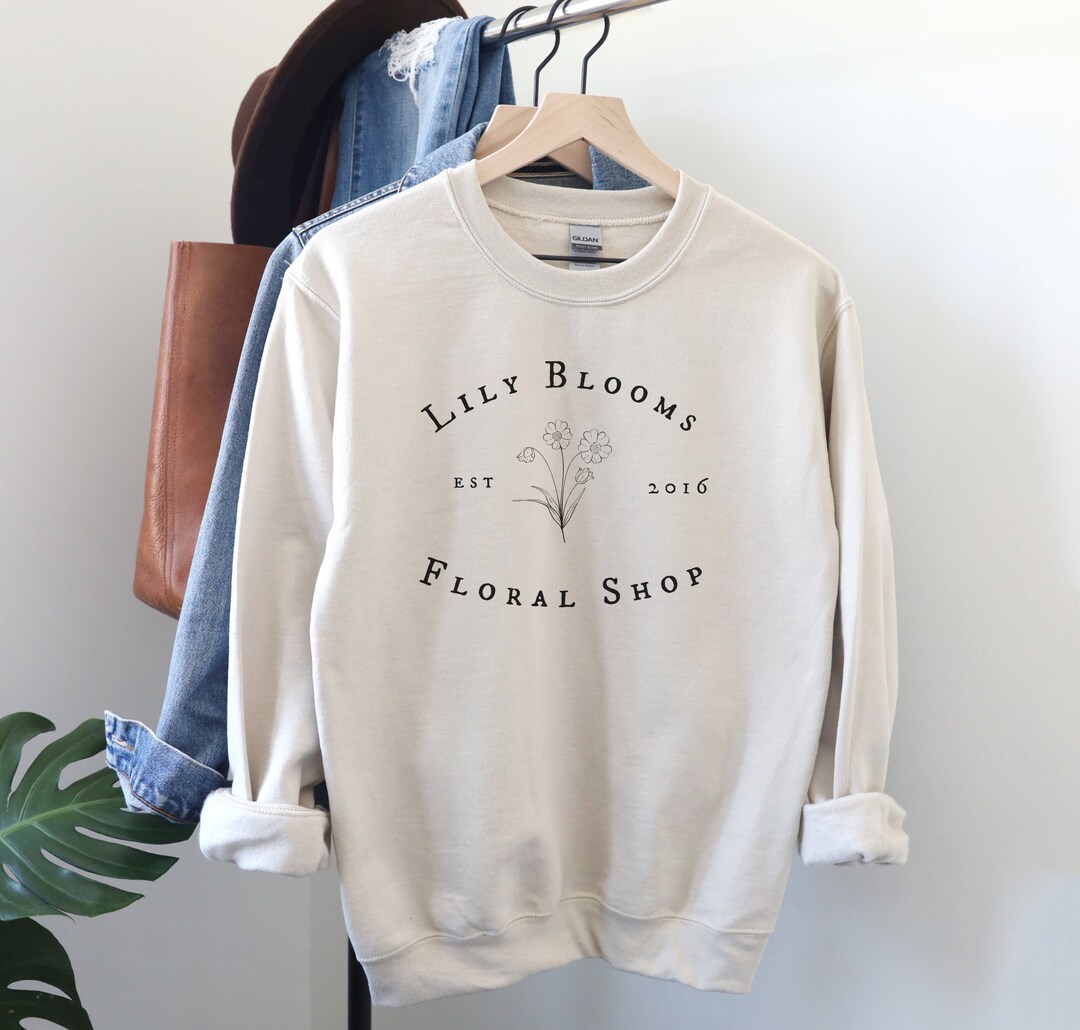 Lily Bloom, Floral Shop Sweater, Lily Floral Shop, Book Merch, Floral