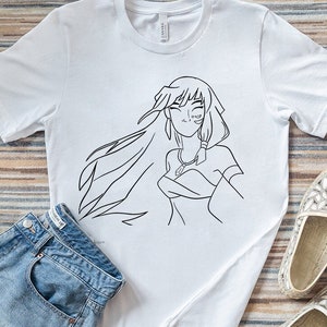 Kida Art, Line Art, Kida, Line design, Atlantis, Atlantis design, Princess Kida shirt design, PNG