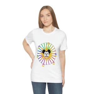 Mickey Fun Wheel California Adventure Ferris Wheel Unisex Jersey Short Sleeve Tee