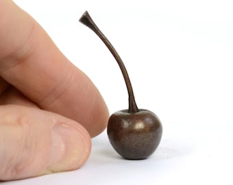 Cherry Bronze Sculpture: Collectible Bonsai Figurine