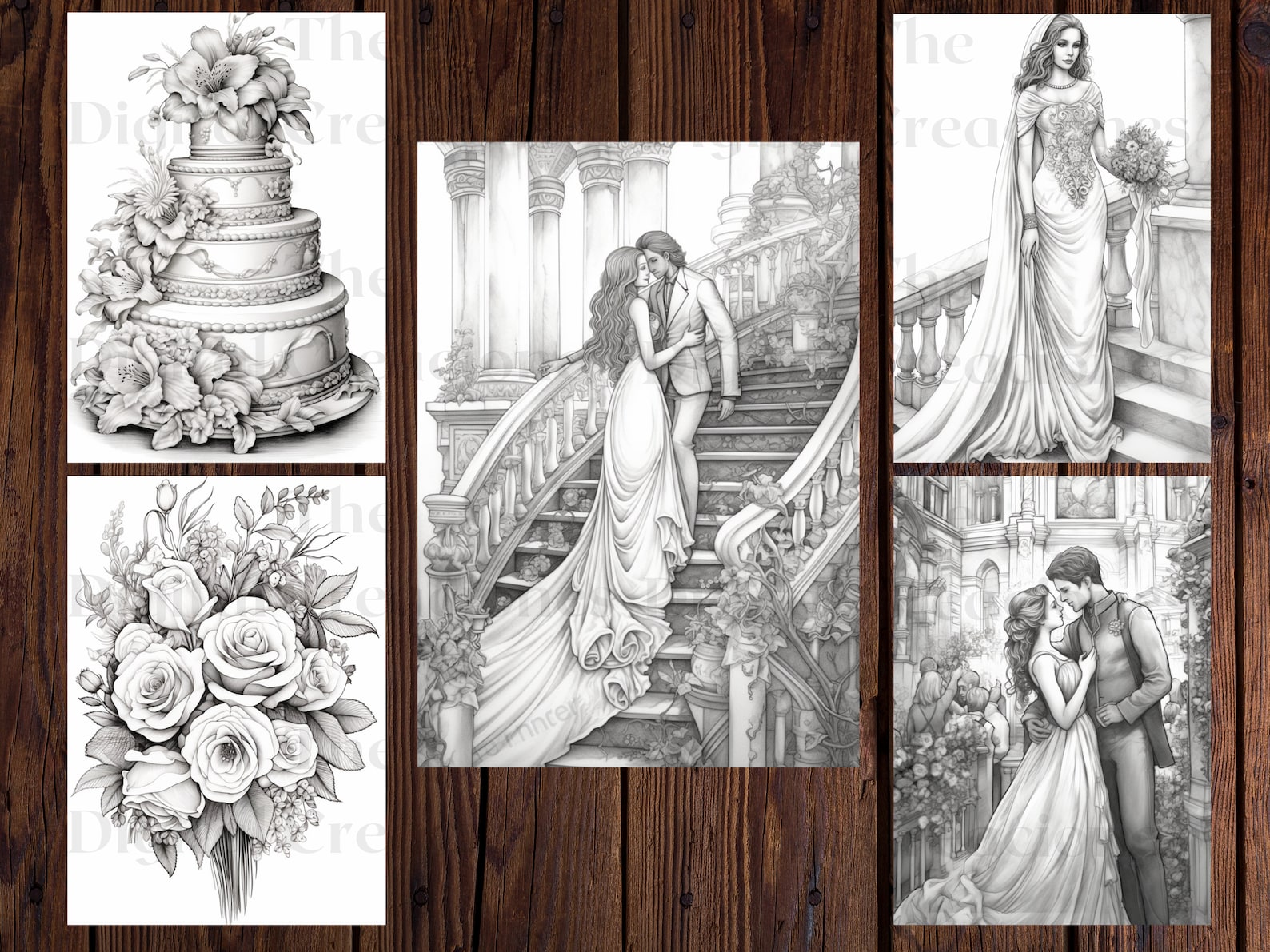 Free Printable Coloring Pages Wedding