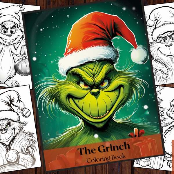 Grinch Book Printable - Etsy