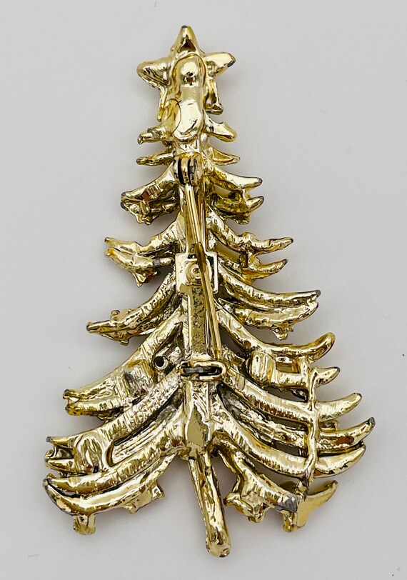 Christmas Tree Brooch Vintage Brooch Vintage Chri… - image 4