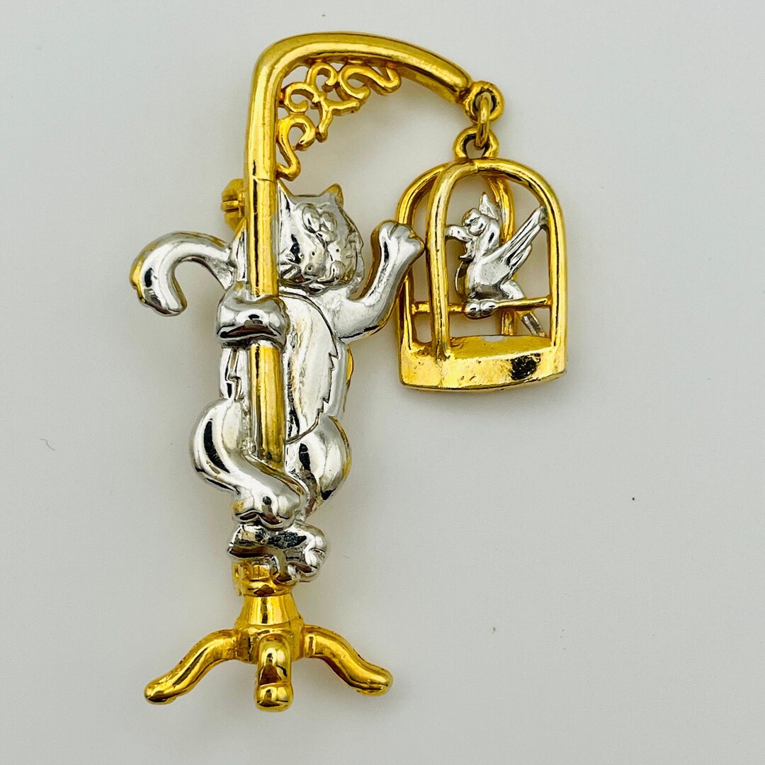 Broche Chat En Bois Créateur Rêve De Bohème - Modèle Unique Et Neuf Avec étiquettes - Accessoire Déco Ou Bijou