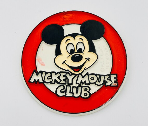 Mickey Mouse Club Pin Vintage Mickey Mouse Club Badge Mickey Mouse Pin Vintage Disney Collectable View 2