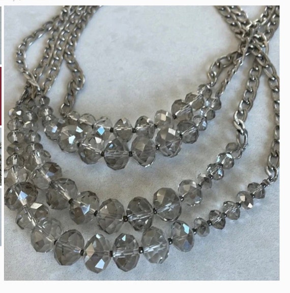 Antique heirloom crystal necklace again…