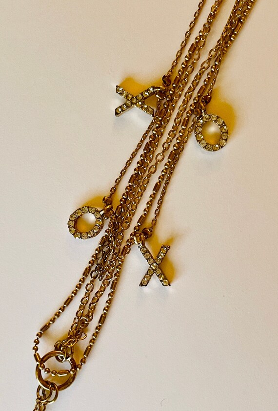 Rare and Unique Vintage XOXO Necklace - Love Neck… - image 3