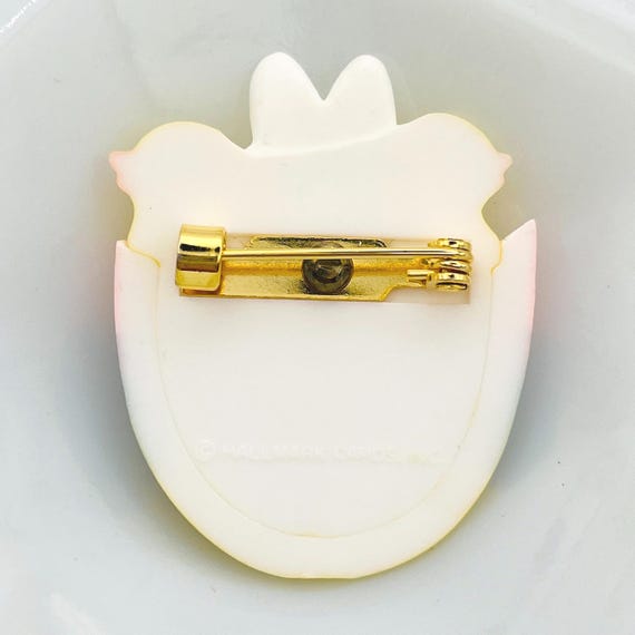 Easter Bunny in an Easter Egg Pin a 1980s Vintage… - image 2