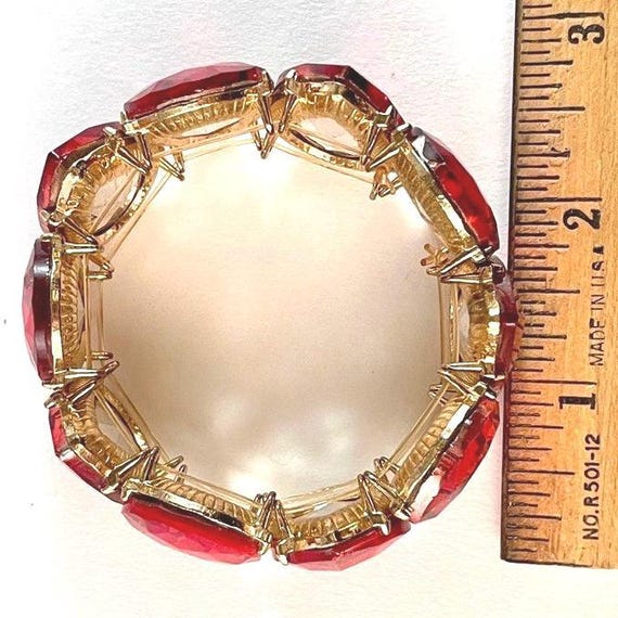 Extra Large Necklace with Adjustable Length Cryst… - image 4