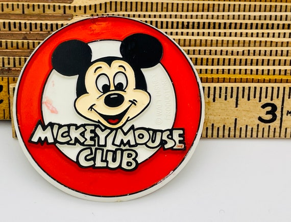 Mickey Mouse Club Pin Vintage Mickey Mouse Club Badge Mickey Mouse Pin Vintage Disney Collectable View 4