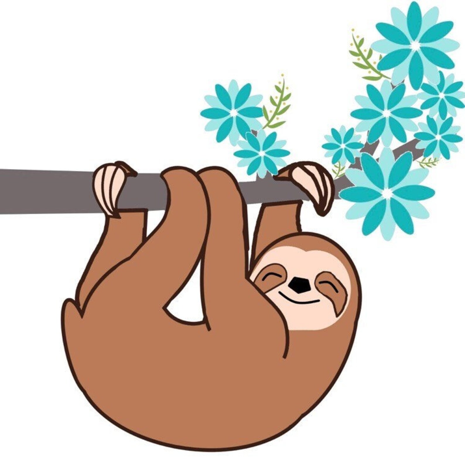 A4 Download Sloth Self-help Journal Prompt Doc. - Etsy